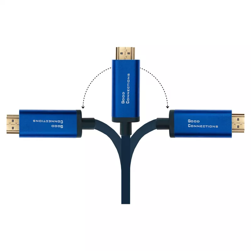 Good Connections 4520-CSF020B - 2 m USB-C į HDMI A tipo laidas, vyriški kištukai, tiesus