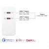Good Connections GC USB greitasis įkroviklis 140W GaN, 2x USB-C, PD 3.1, QC 5.0, PPS baltas