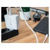Good Connections GC USB greitasis įkroviklis 140W GaN, 2x USB-C, PD 3.1, QC 5.0, PPS baltas