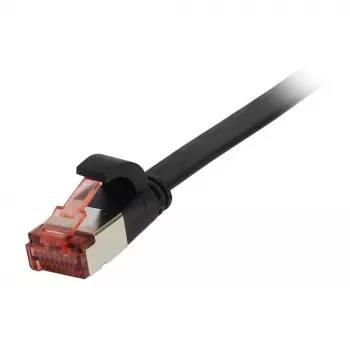 Synergy 21 Patch Laidas RJ45, CAT6 250MHz, 5m juodas, FTP(U/FTP), TPE(Superflex), Plokščias