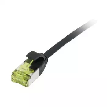 Synergy 21 Patch Cable RJ45 CAT6A 500MHz 1,0m juoda U/FTP plonas apvalus d 3,8mm - Tinklo - CAT 7 laidas / RJ45 kištukas