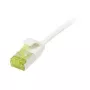 Pataisos laidas RJ45, CAT6A 500MHz, 5m, Baltas, U/FTP, plonas apvalus d=3,8mm, TPE/LSZH (Superflex), AWG32, su Cat.7 žaliava, Synergy 21 (S217327V3)