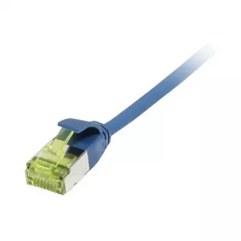 Synergy 21 Patch kabelis RJ45 CAT6A 500MHz 1,0m mėlynas U/FTP slim apvalus 3,8mm – tinklo kabelis CAT7 / RJ45 kištukas