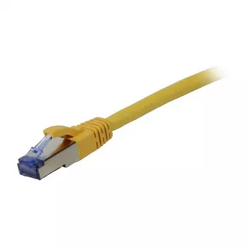 Patch kabelis RJ45 CAT6A 500MHz 10m geltonas S-STP (S/FTP) AWG26 LSZH Synergy 21