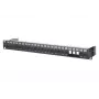 METZ CONNECT BTR E-DAT C6A modulinis skydas 24 prievadai 180°M - juodas - 1U - 130920-BK-E