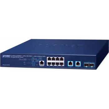 Valdomas L3 jungiklis PLANET MGS-6311-10T2X 8 prievadų 2.5GBASE-T 10G Ethernet