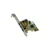 Exsys EX-16415 – PCIe FireWire adapteris, FireWire 800 ir 400