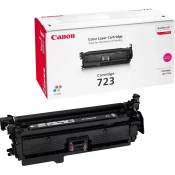 Kasetė su toneriu Canon 723M originali purpurinė (magenta), išeiga 8500 puslapių, 1 vnt.