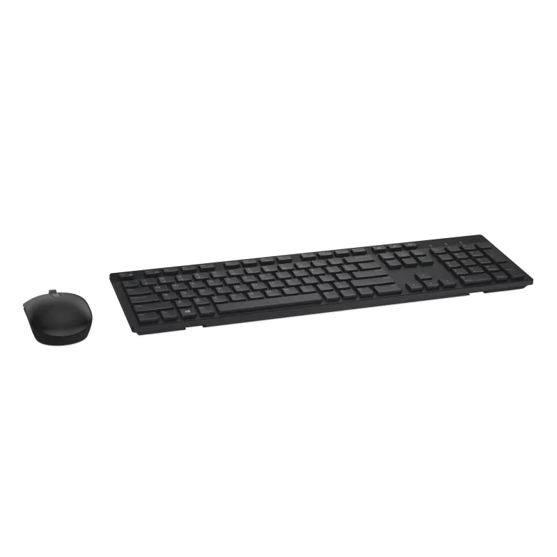 Dell KM636 belaidis klaviatūros ir pelės rinkinys, 2.4 GHz, QWERTZ, vokiškas išdėstymas, juoda