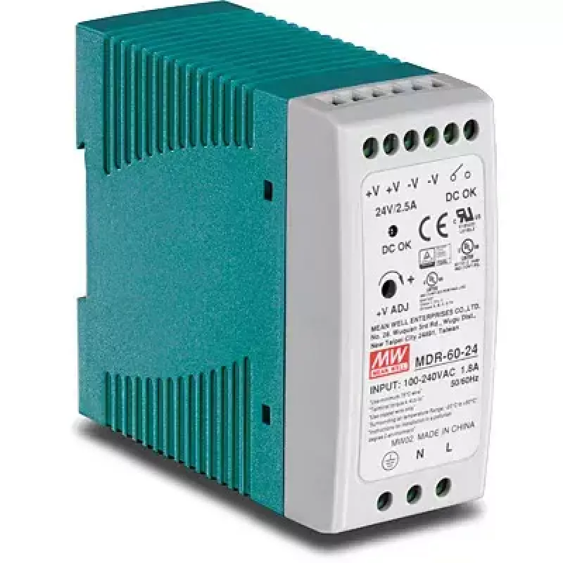 Maitinimo šaltinis Trendnet TI-M6024 v1.0R, 24 V, 2,5 A, 60 W, pramoninis