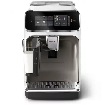 Fully automatinis espreso aparatas Philips EP3343/90, 2 puodeliai, 15 bar, keraminis malūnėlis, 275 g pupelių talpa, pieno indas, TFT jutiklinis ekranas