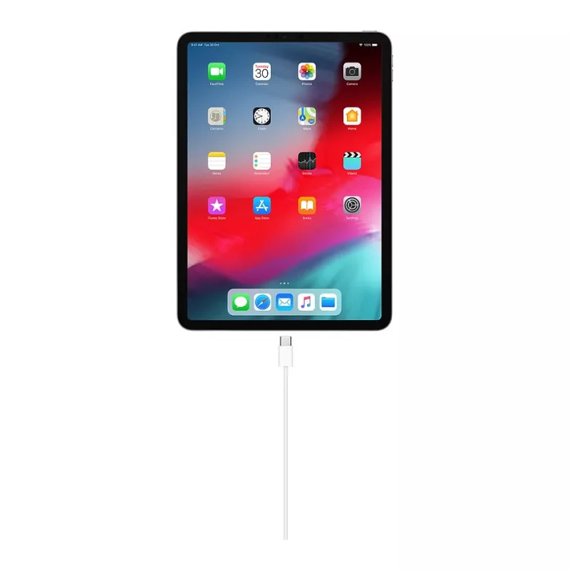 Apple USB-C įkrovimo kabelis - USB laidas - USB-C (vyriškas) į USB-C (vyriškas) - 1,0 m - skirtas 27,9 cm (11 inch) iPad Pro (MUF72ZM/A)