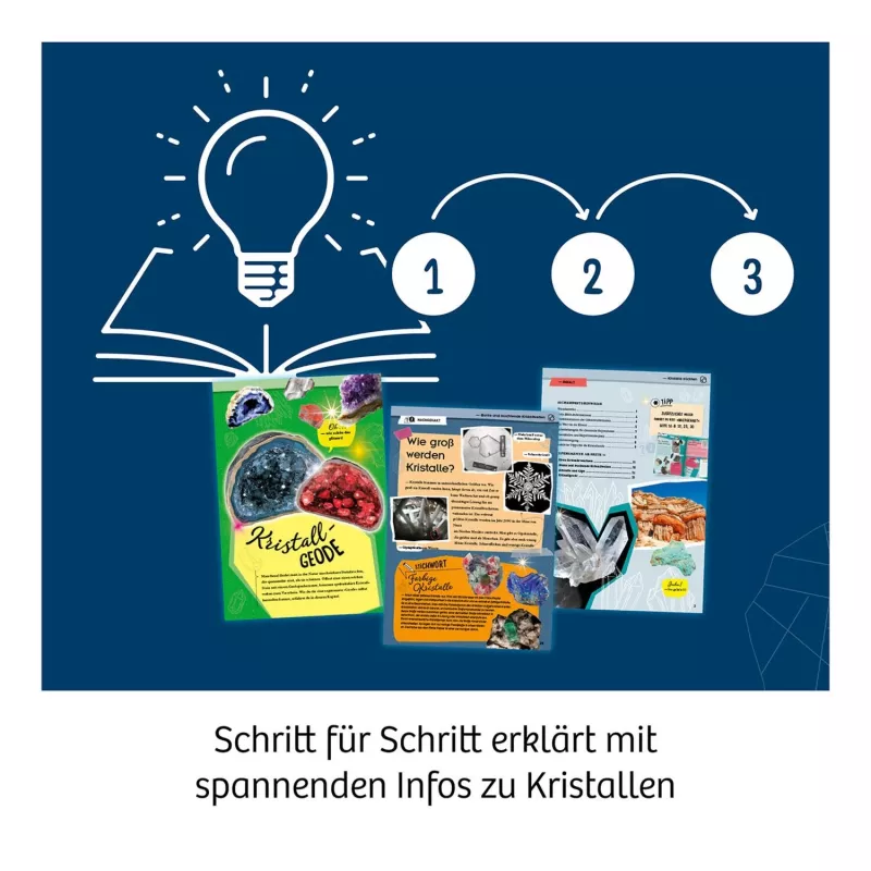 Mokslinių eksperimentų rinkinys „Augink kristalus“