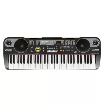 Klaviatūra MQ 6115L su mikrofonu, skirta vaikų mokymuisi groti