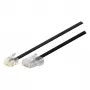 Telefono kabelis S-Impuls 70256 — 6 m, RJ11–RJ11, juodas