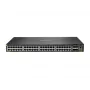 HPE Aruba 6300F - jungiklis - L3 - valdomas - 48 x 10/100/1000 (PoE+) + 4 x 50 Gigabit Ethernet SFP56 - montuojamas į stelažą - PoE+ - TAA atitikmuo