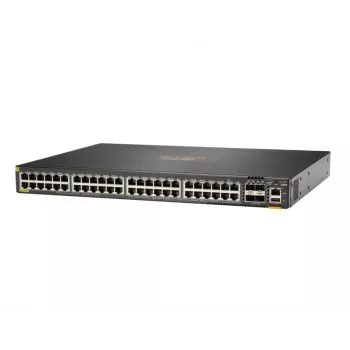 HPE Aruba 6300F - jungiklis - L3 - valdomas - 48 x 10/100/1000 (PoE+) + 4 x 50 Gigabit Ethernet SFP56 - montuojamas į stelažą - PoE+ - TAA atitikmuo