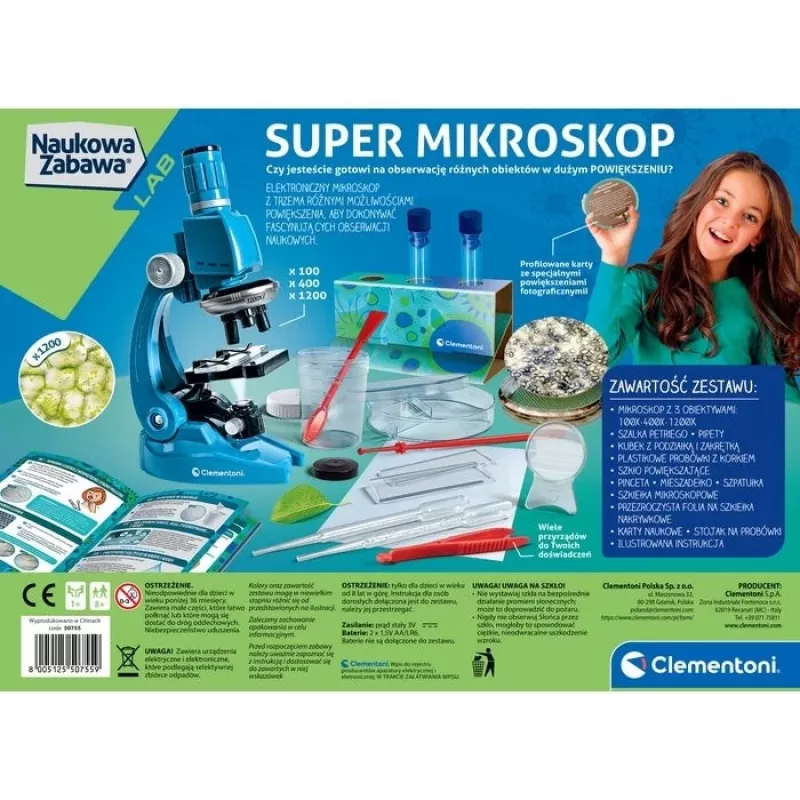 Clementoni Scientific Fun - Super Mikroskopas