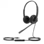 Yealink UH34 Lite Dual UC - Ausinės - Ant ausų - Laidinės - USB - Juodos - skirtos Yealink SIP-T43, T46, T48, T53, T54, T57, VP59, T58, VP59