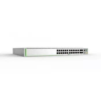 Allied Telesis CentreCOM AT-GS980MX/28 - Valdomas L3 jungiklis - 24 x 10/100/1000 + 4 x 10 Gigabit SFP+ (aukštinimo prievadai)