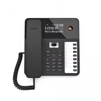 Gigaset Desk 800A DECT telefono aparatas juodas