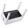 V-TONE ŁAWA 2 WH - piano bench with storage compartment and Aukštis adjustment, Balta