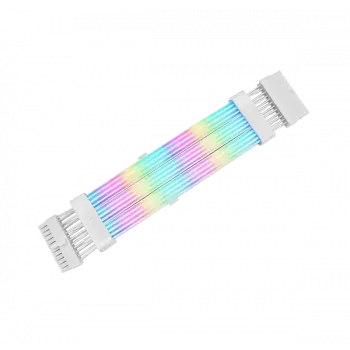 Mod ARGB Snow Cable 24Pin, kabelių valdymas Baltas