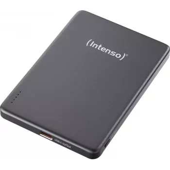 Intenso MW5000 belaidis magnetinis power bank 5000 mAh pilka