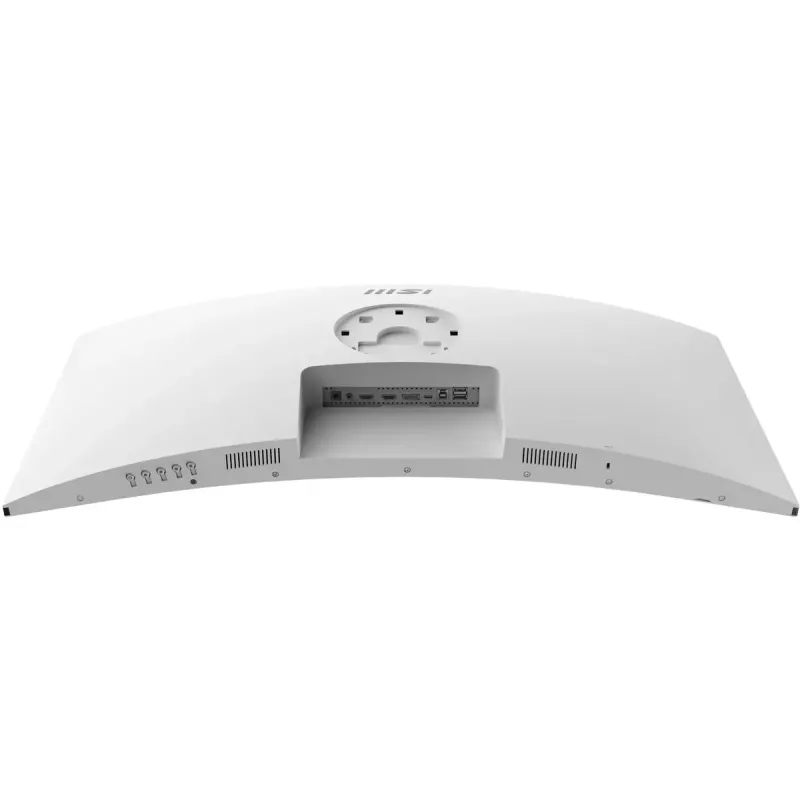 34 colių MSI Modern MD342CQPWDE lenktas VA LCD monitorius 3440×1440 UWQHD 21:9, 4 ms, 300 cd/m², USB hub, garsiakalbiai, VESA, aukščio reguliavimas — Baltas