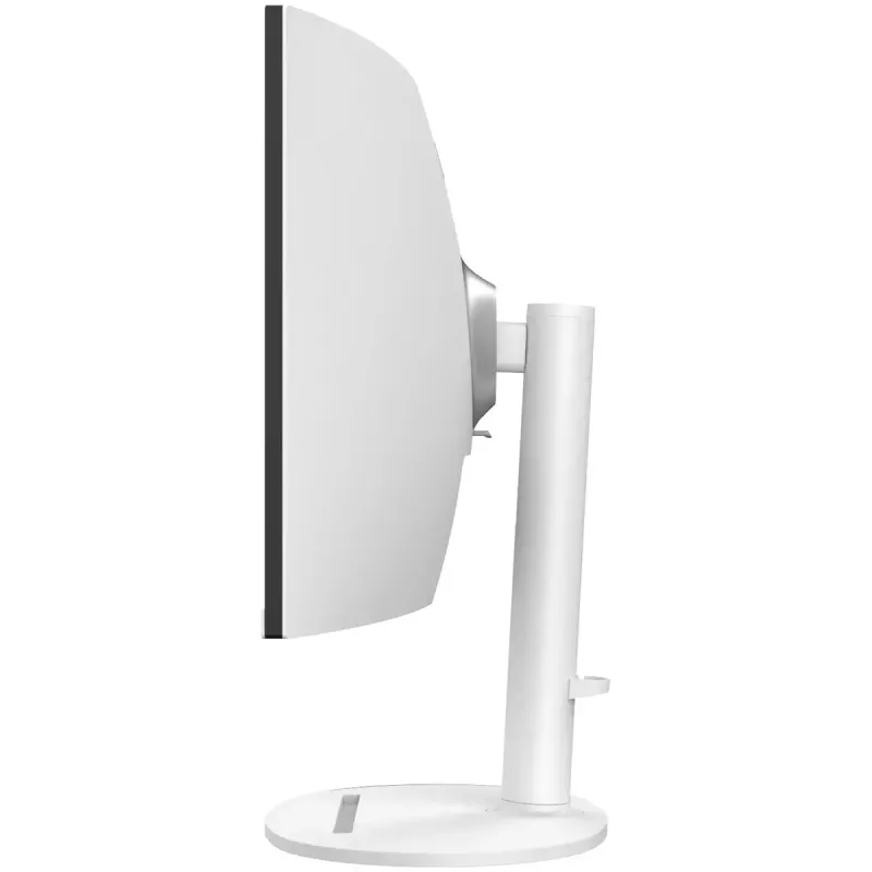34 colių MSI Modern MD342CQPWDE lenktas VA LCD monitorius 3440×1440 UWQHD 21:9, 4 ms, 300 cd/m², USB hub, garsiakalbiai, VESA, aukščio reguliavimas — Baltas