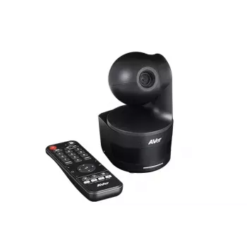 Konferencinė kamera AVerMedia DL10 — 2 MP Full HD 1920×1080 @60fps, 90° matymo laukas, 3x optinis / 2x skaitmeninis priartinimas, juoda, su stovu