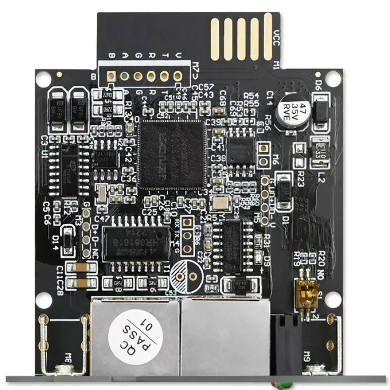 SNMP tinklo valdymo modulis QOLTEC 50398 UPS stebėjimui ir valdymui