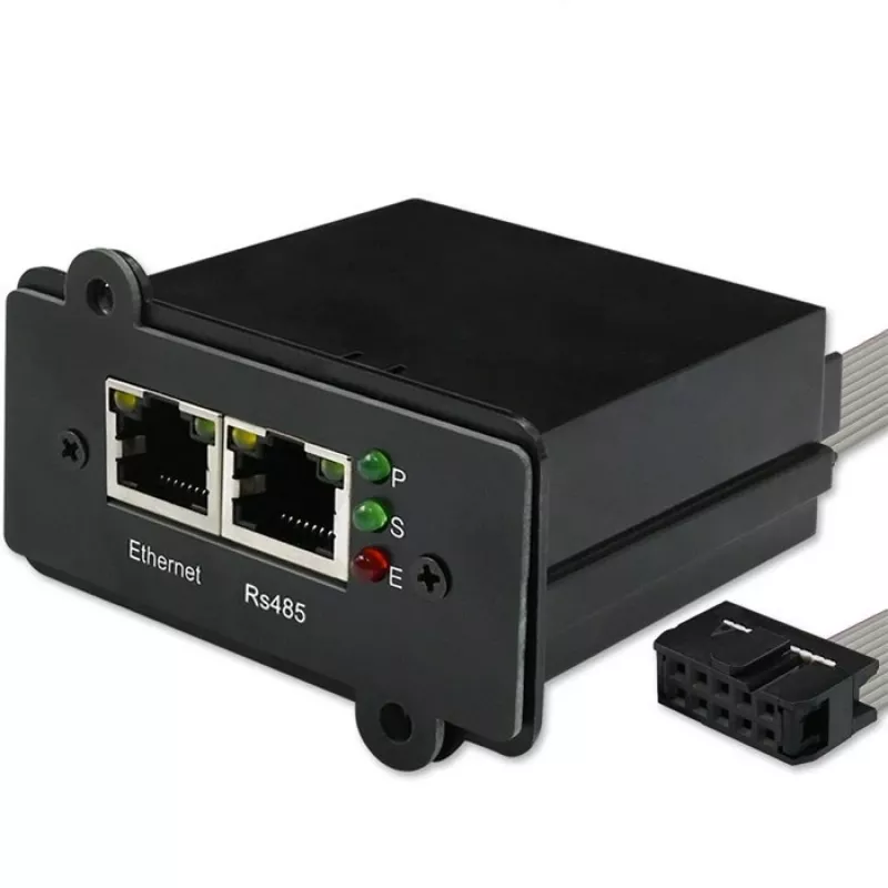 SNMP tinklo valdymo modulis QOLTEC 50398 UPS stebėjimui ir valdymui