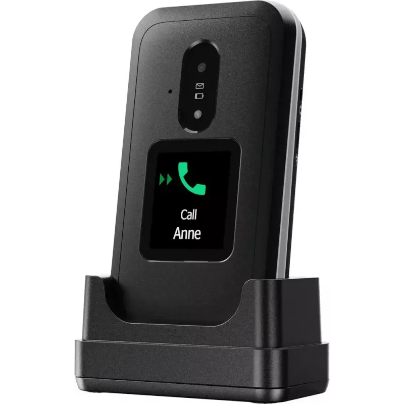 Feature telefonas Doro Leva E30 2,8 colio 1150 mAh Juoda Balta