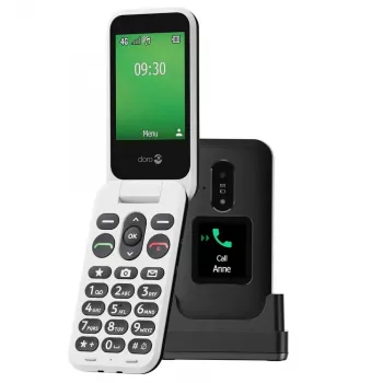 Feature telefonas Doro Leva E30 2,8 colio 1150 mAh Juoda Balta