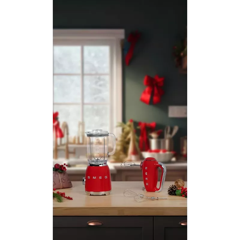 Smeg BLF03RDEU Blenderis, spalva pastelinė raudona