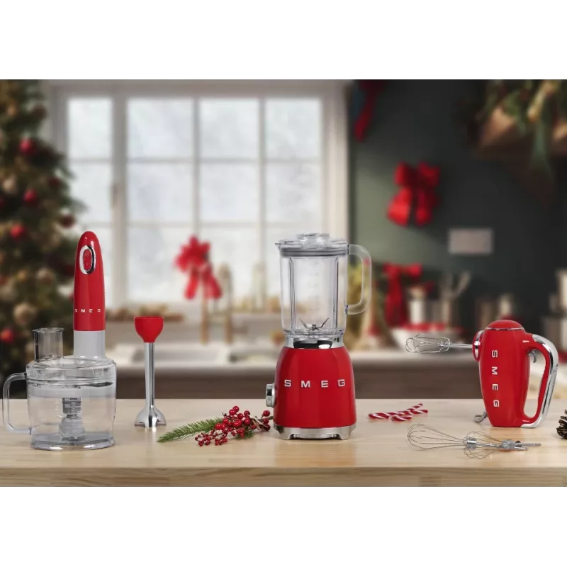 Smeg BLF03RDEU Blenderis, spalva pastelinė raudona