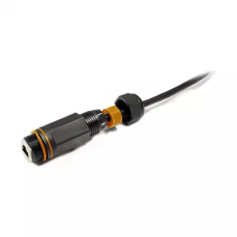 Good Connections ODC-02 Outdoor IP67 Cat.6A RJ45 komutacinio kabelio jungtis, juoda