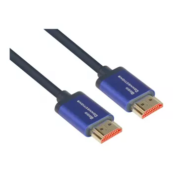 Good Connections 4521-SF005B - 0,5 m - HDMI Type A (Standartinis) - HDMI Type A (Standartinis) - 48 Gbit/s - Garso grįžimo kanalas (ARC) - Mėlyna