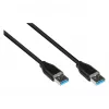 Good Connections 2831-AA010S - 1 m - USB A - USB A - USB 3.2 Gen 2 (3.1 Gen 2) - 10000 Mbit/s - Juoda