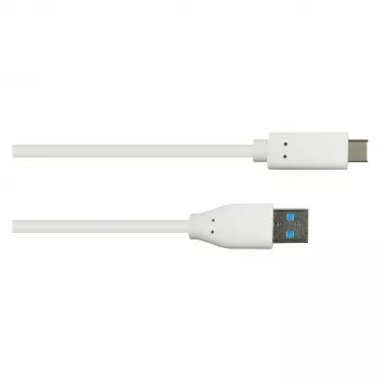 Good Connections 2831-AC010W - 1 m - USB A - USB C - USB 3.2 Gen 2 (3.1 Gen 2) - 10000 Mbit/s - Baltas