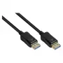 DisplayPort 2.0 laidas, 54 Gbit/s, UHBR 13.5, 4K @240Hz / 8K @60Hz, varinis laidininkas, juodas, 2m, Good C (DP20-020)