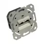 Netzwerkdose Cat. 6, 2xRJ45, geschirmt, vertikale Kabelzuführung, ohne Zentralstück/-Abdeckrahmen, Good Connections (GC-N0052)