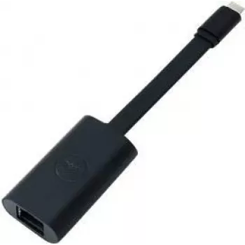 Dell tinklo adapteris - USB-C - Gigabit Ethernet - juodas - Latitude 5285 2-in-1, 5289 2-in-1, 7389 2-in-1, XPS 12 9250, 13 93XX, 15 95XX (50M44)