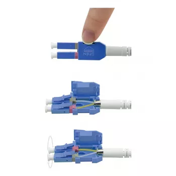 ROLINE LWL-Cable UNIBOOT Single Mode 9/125µm OS2 LC Duplex 0,5m - Laidas - Vienmodis šviesolaidis