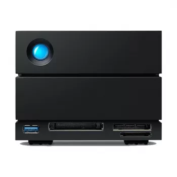 LaCie 2big Dock v2 60TB stalinis diskų masyvas, 2 lizdų HDD saugykla
