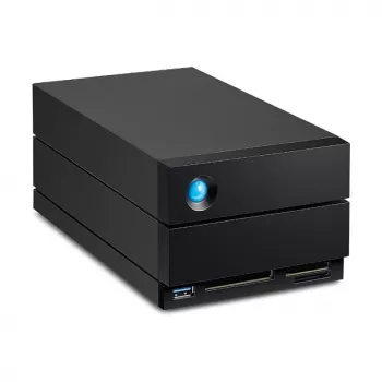 LaCie 2big Dock v2 60TB stalinis diskų masyvas, 2 lizdų HDD saugykla