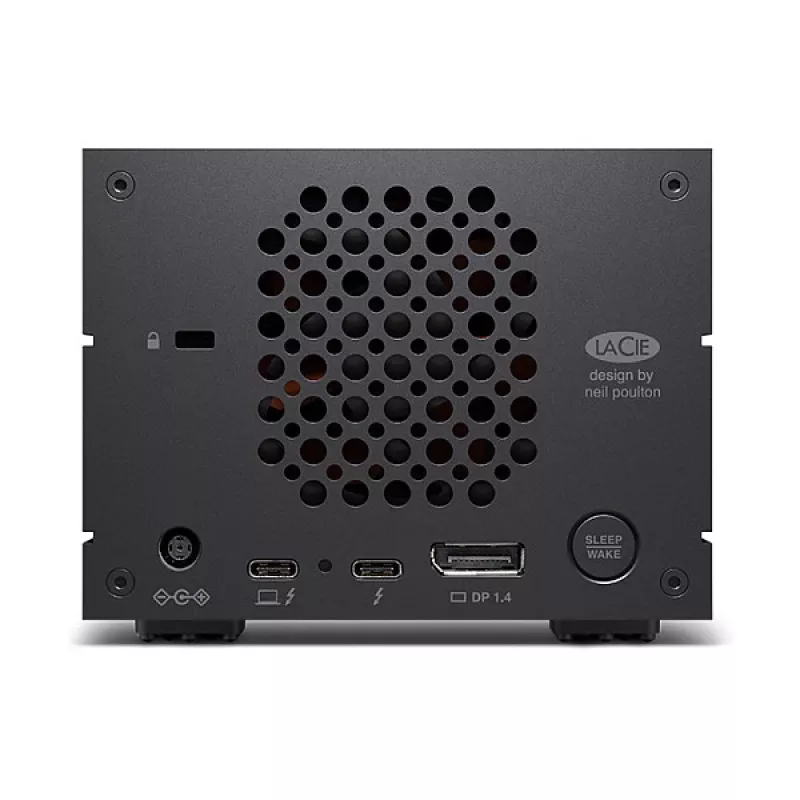 LaCie 2big Dock v2 60TB stalinis diskų masyvas, 2 lizdų HDD saugykla