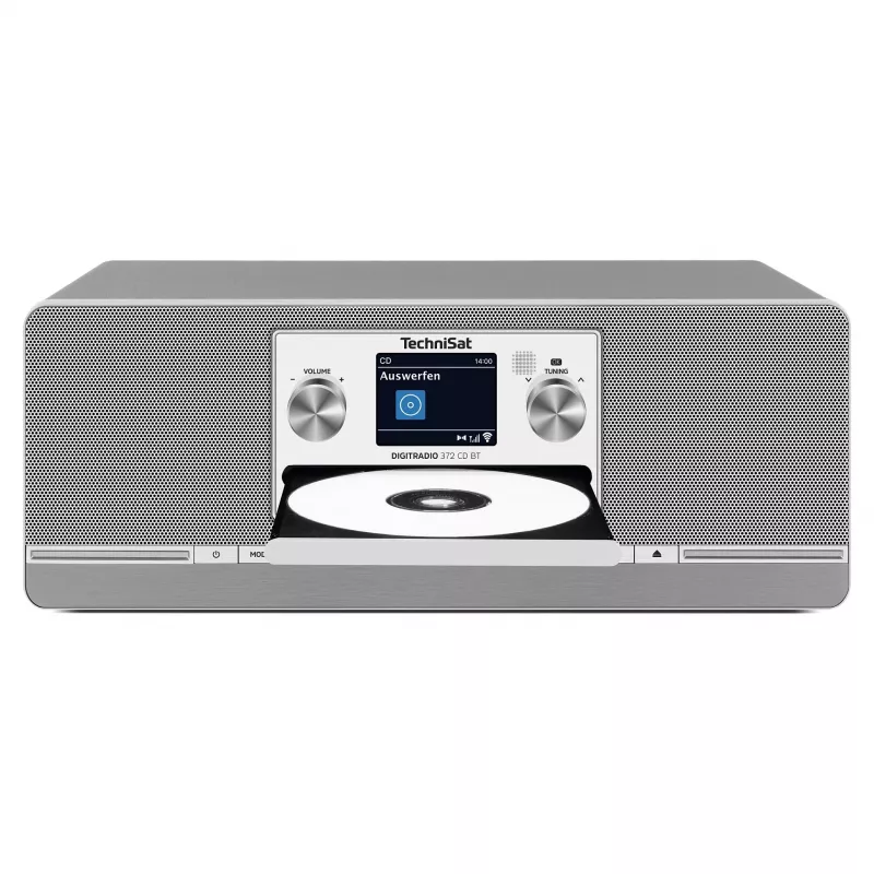 TechniSat DIGITRADIO 372 CD BT virtuvinis radijas, analoginis ir skaitmeninis, antracito ir sidabro spalvos