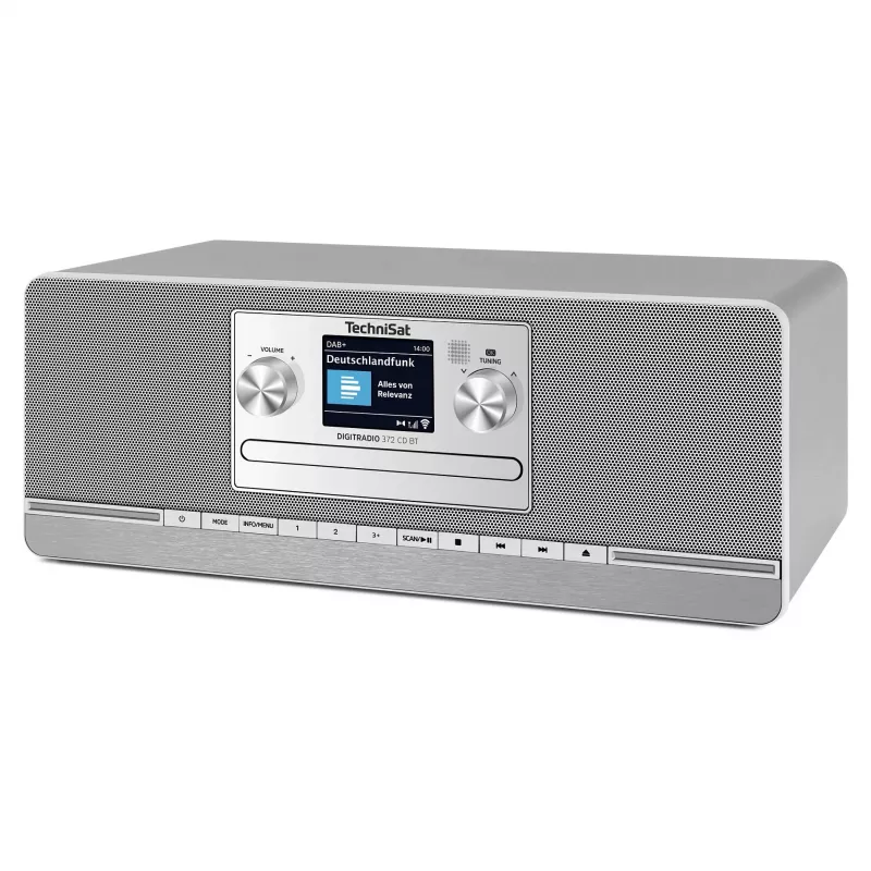 TechniSat DIGITRADIO 372 CD BT virtuvinis radijas, analoginis ir skaitmeninis, antracito ir sidabro spalvos